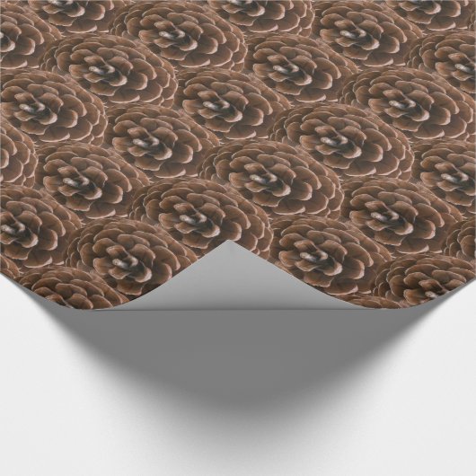 Papier Cadeau Cône de pin (Coin)