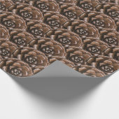 Papier Cadeau Cône de pin (Coin)