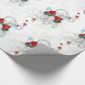 Papier Cadeau Cônes d'argent festifs (Coin)