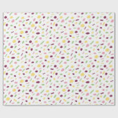 Papier Cadeau Confetti. (Plat)