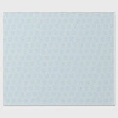 Papier Cadeau Confetti Blue 1er anniversaire (Plat)