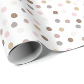 Papier Cadeau Confetti Chic (Points) (Coin rond)