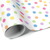 Papier Cadeau Confetti Dazzle (points) (Coin rond)