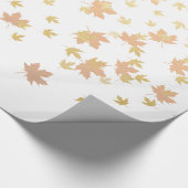 Papier Cadeau Confetti de feuille d'or sur Arrière - plan clair (Coin)