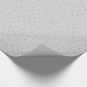Papier Cadeau Confetti gris argenté (Coin)