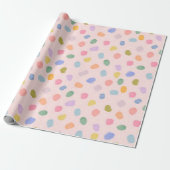 Papier Cadeau Confettis aquarelle (Déroulé)