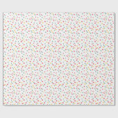 Papier Cadeau Confettis Colorés (Plat)