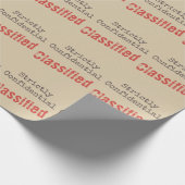Papier Cadeau Confidential Wrapping Paper (Coin)