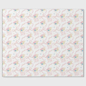 Papier Cadeau Congrats Grad Watercolour Grad Cap Class of 2026 (Plat)