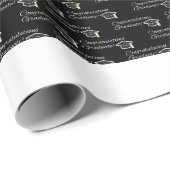 Papier Cadeau Congratulations Graduate (Coin rond)