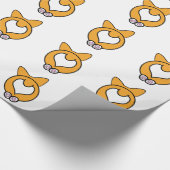 Papier Cadeau Conjecture ce qui ? Bout de corgi ! (Coin)