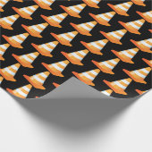 Papier Cadeau Conne de sécurité des travailleurs de la construct (Coin)