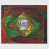 Papier Cadeau Connexions dynamiques Art Abstrait (Plat)