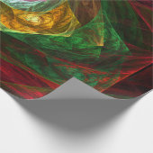 Papier Cadeau Connexions dynamiques Art Abstrait (Coin)