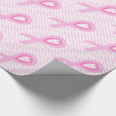 Papier Cadeau Conscience de cancer du sein (Coin)