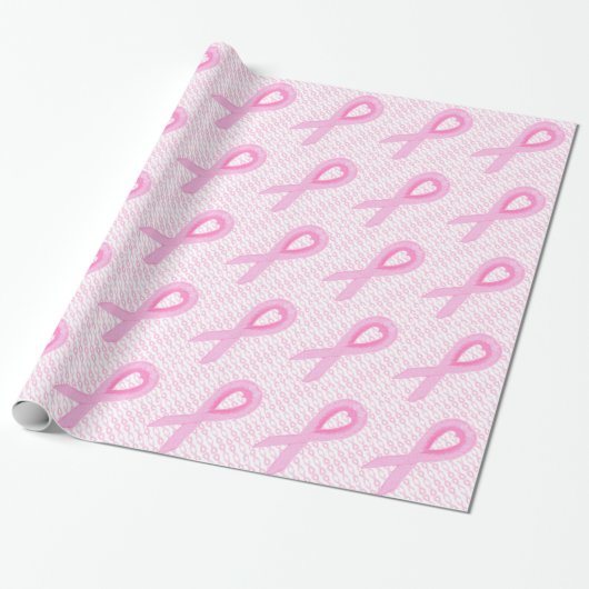 Papier Cadeau Conscience de cancer du sein (Déroulé)