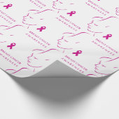 Papier Cadeau Conscience de cancer du sein (Coin)