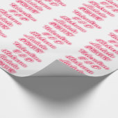 Papier Cadeau Conseil Saint-Valentin : Hakuna Matata Funny Texte (Coin)