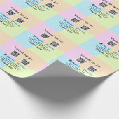 Papier Cadeau Conseil virtuel jar q r code argent don PayPal ven (Coin)