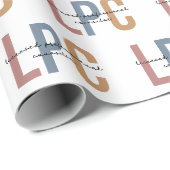 Papier Cadeau Conseiller professionnel agréé LPC (Coin rond)