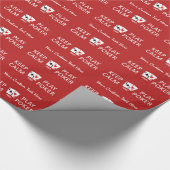 Papier Cadeau CONSERVER CALME & PLAY POKER papier d'emballage pe (Coin)