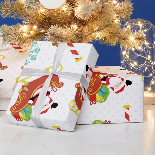 Papier Cadeau Conserver ou concevoir votre propre - Papier d'env (Vacances)