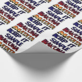 Papier Cadeau Conserver Simple Hakuna Matata Art Print (Coin)