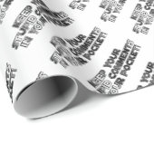 Papier Cadeau Conserver vos commentaires stupides (Coin rond)