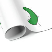 Papier Cadeau Conserves au vinaigre heureuses (Coin rond)