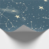 Papier Cadeau Constellation céleste - Nuit étoilée (2) (Coin)