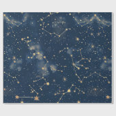 Papier Cadeau Constellation céleste - Nuit étoilée (5) (Plat)