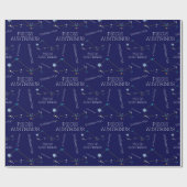 Papier Cadeau Constellation de l'hémisphère sud Piscis Austrinus (Plat)