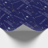 Papier Cadeau Constellation de l'hémisphère sud Piscis Austrinus (Coin)