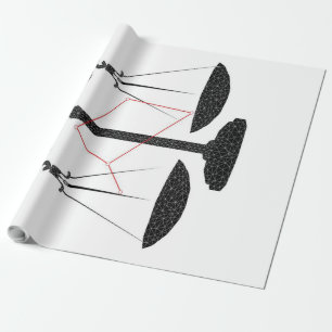 Papier Cadeau constellation d'étoiles de la Libra Cadeau d'ann