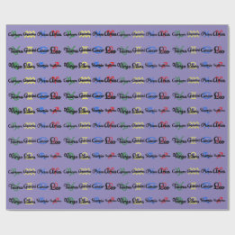 Papier Cadeau Constellations