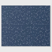 Papier Cadeau Constellations Starry Sky (Plat)