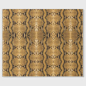 Papier Cadeau Constricteur de boa d'or de miel Snakeskin (Plat)
