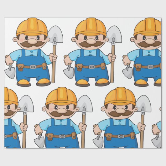 Papier Cadeau Constructeur Avec Une Chaussure (Plat)