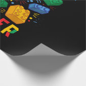 Papier Cadeau Constructeur de briques Blocs amusants Bâtiment Ma (Coin)