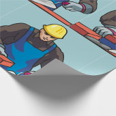 Papier Cadeau Constructeur de Casquette dur pour ouvrier de cons
