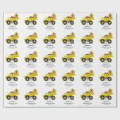 Papier Cadeau Construction Camion Enfants N'importe quel âge Ann (Plat)