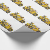 Papier Cadeau Construction d'engin de terrassement (Coin)
