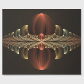 Papier Cadeau Construction d'Imaginaires Art Fractal Abstrait br (Plat)