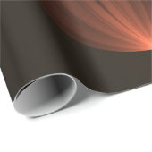 Papier Cadeau Construction d'Imaginaires Art Fractal Abstrait br (Coin rond)