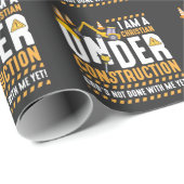 Papier Cadeau Construire chrétienne Dieu Foi Religion Christ (Coin rond)