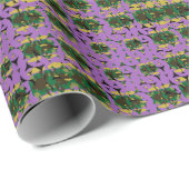 Papier Cadeau Contained Sky Flame Pinwheels (Coin rond)