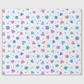 Papier Cadeau Conte de fée congelée Ice Princess Anniversaire (Plat)