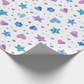 Papier Cadeau Conte de fée congelée Ice Princess Anniversaire (Coin)