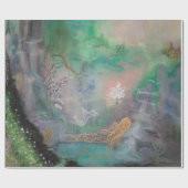 Papier Cadeau Conte de fées décoratif de papier d'emballage (Plat)