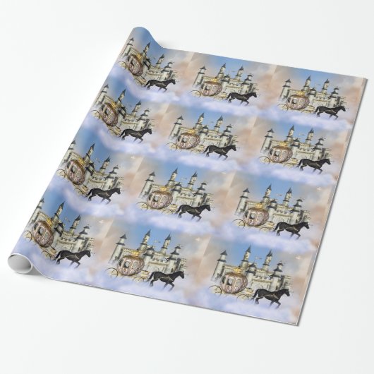 Papier Cadeau Conte de fées du château dans les nuages (Déroulé)